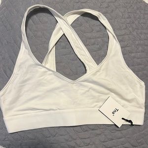 Aritzia TNA White bralette